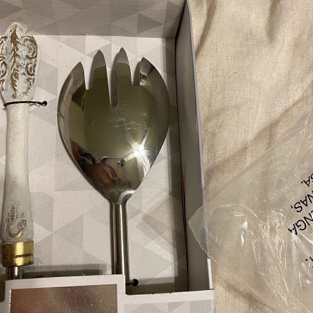 Elle Baroque 2-Piece Salad Serving Set - Picture 6 of 7
